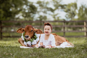 fotos con bebé vaquera
